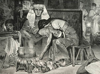 The Death of the First Born/長子の皆殺し<br />Lawrence Alma-Tadema(1878)