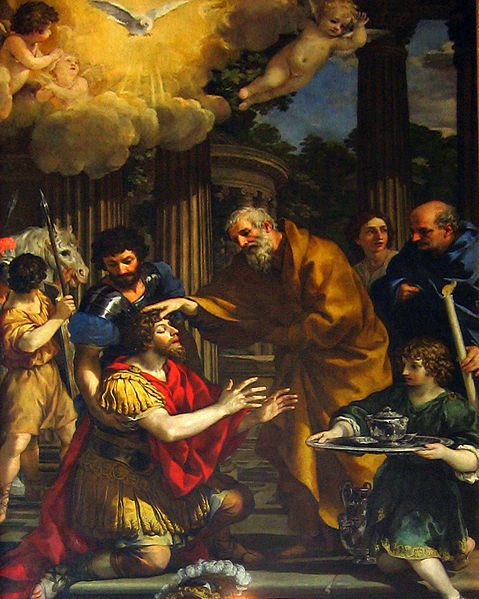 Ananias restoring the sight of Saint Paul　<br />　Pietro De Cortana（1631年製作）